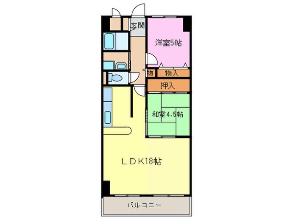 ロニヨンの物件間取画像